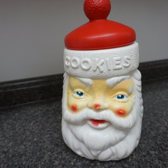 Empire Other - Empire Santa Blow Mold Cookie Jar - HARD TO FIND